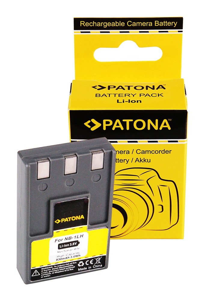 Se Batteri til Canon IXUS V/V2/V3/300/400/430/500 NB-1LH NB1LH hos BatteryStore & More