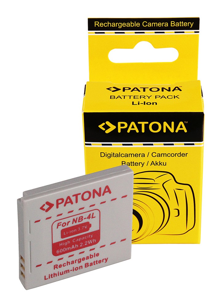 Se Batteri til CANON NB-4L NB4L, Ixus 30,40,50,55,60,65,70,75,8 hos BatteryStore & More