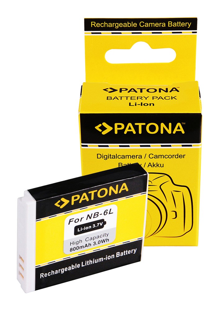 Se Batteri til Canon Ixus 85 IS 85IS NB-6L NB6L PowerShot SD770 hos BatteryStore & More