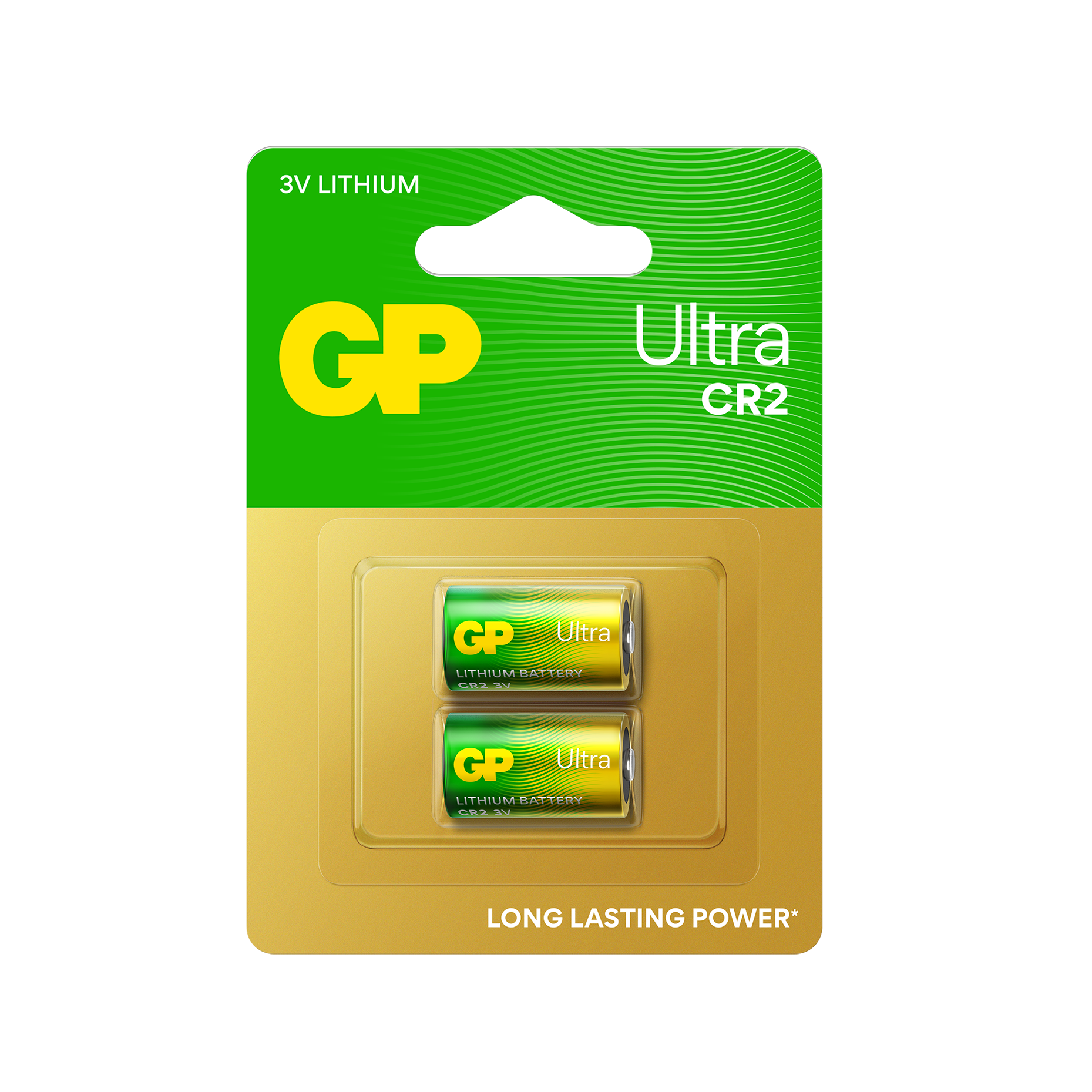 GP Ultra Lithium Battery CR2, 3V (2-pack)