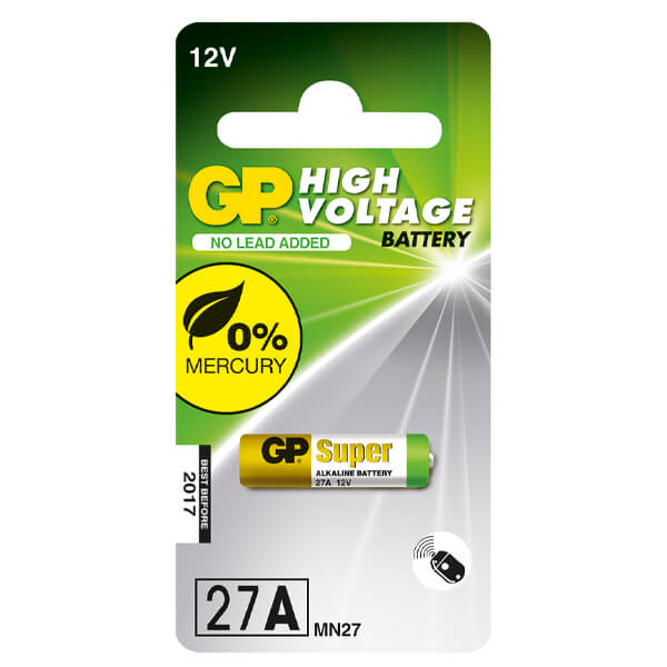 GP 27A 12 volt Alkaline batteri