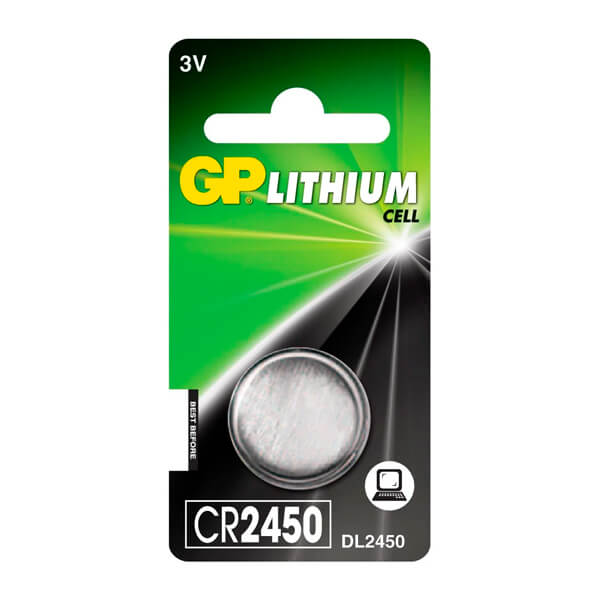 Billede af CR2450 / 3V Lithium batteri / 1 stk / DL2450 hos BatteryStore & More