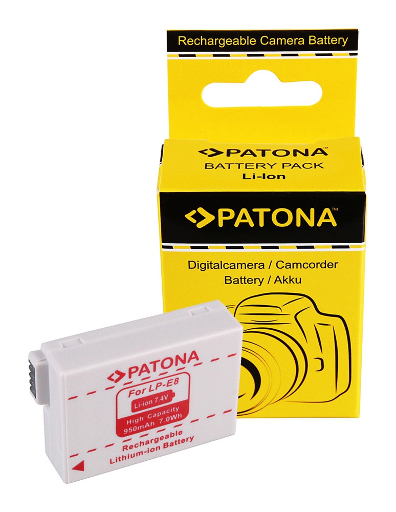 Se Batteri til Canon LP-E8 LPE8 EOS 550D EOS 600D EOS 550-D EOS 600-D hos BatteryStore & More