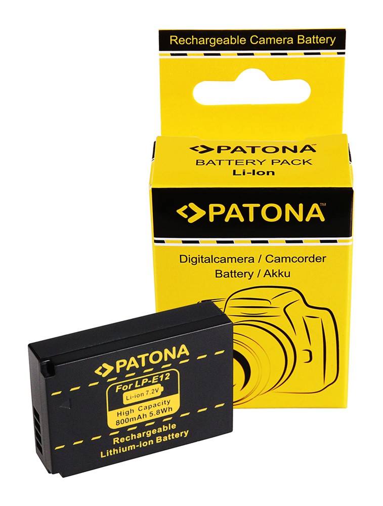 Se Batteri til Canon LPE12 LPE-12 Canon EOS M hos BatteryStore & More