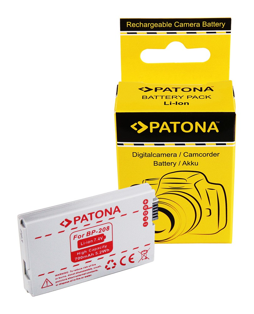 Se Batteri til Canon BP208 BP-308 BP-315 DC10 DC20 DC21 DC40 DC50 DC95 hos BatteryStore & More