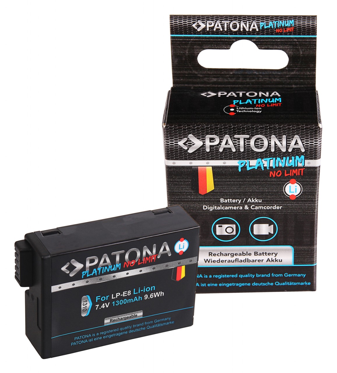 Se Batteri til Canon LP-E8 LP-E8+ EOS 550D, 600D 650D 700D hos BatteryStore & More
