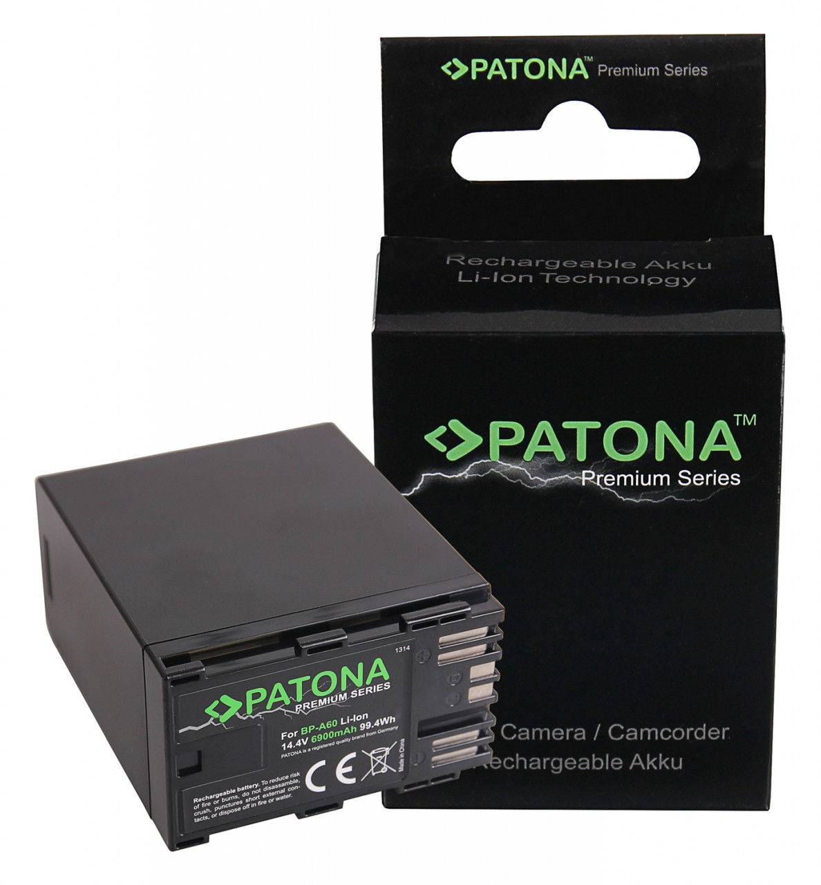 Se Batteri til Canon BP-A60 EOS C200 C200B C200 PL C300 Mark II XF705 CA-CP200L 6900mAh hos BatteryStore & More