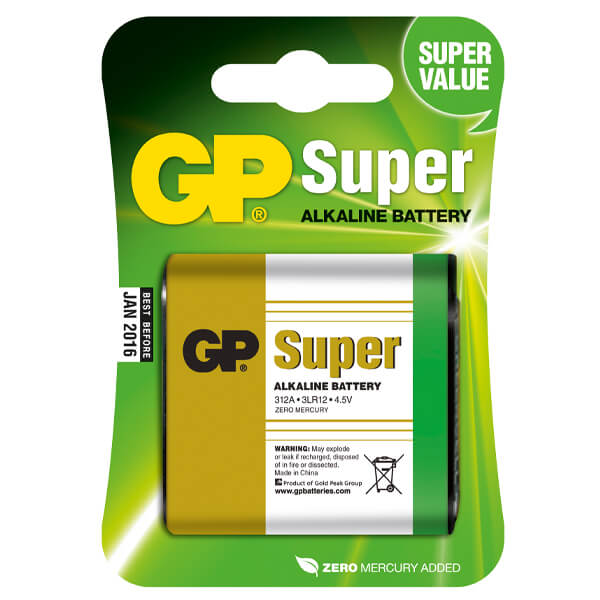 Billede af GP 4.5V Alkaline batteri / 3LR12 hos BatteryStore & More
