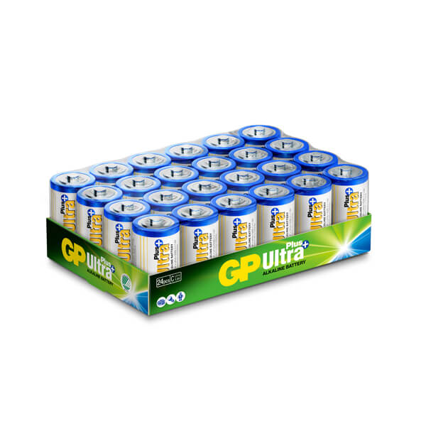 Bedste C batterier / GP Ultra Plus / 24 stk