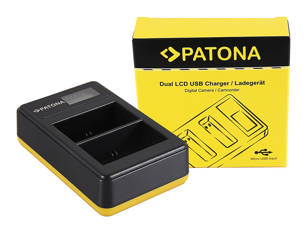 Se Dual LCD USB oplader til Canon LP-E6 5D 60D 60Da 6D 7D EOS-70D hos BatteryStore & More