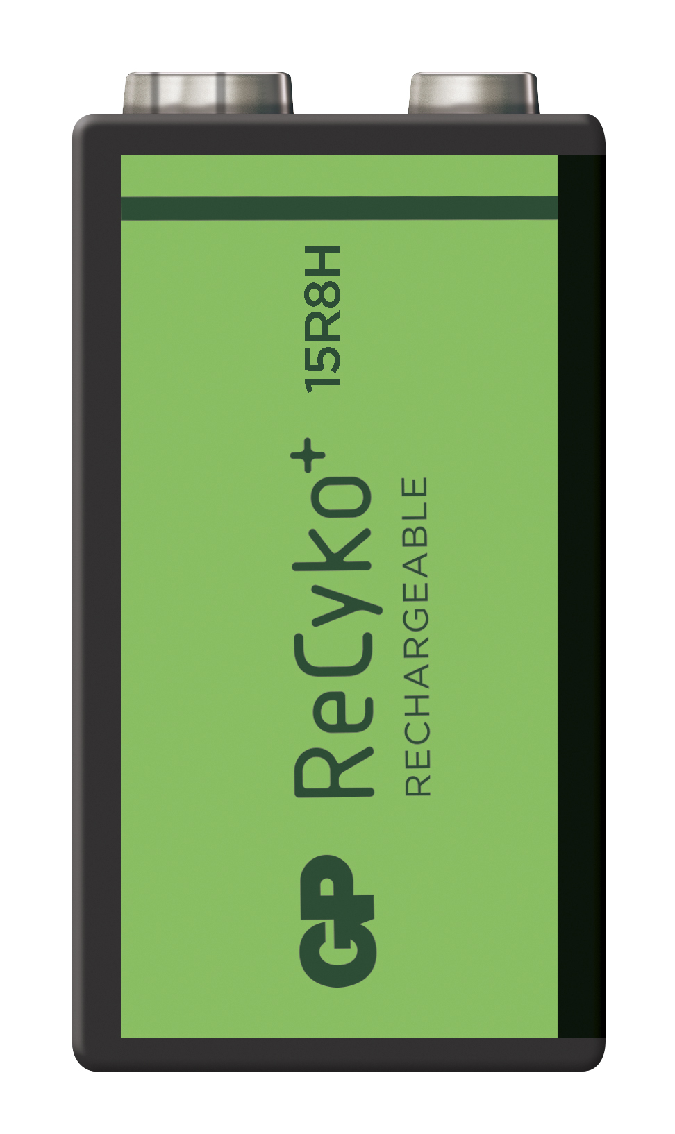GP batteries - GP ReCyko 9V - 8,4 V 150 mAh genopladeligt NiMH-batteri bulk, 1 stk.