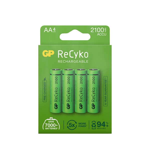 Billede af Genopladelige AA ReCyko batterier | 2100mAh hos BatteryStore & More