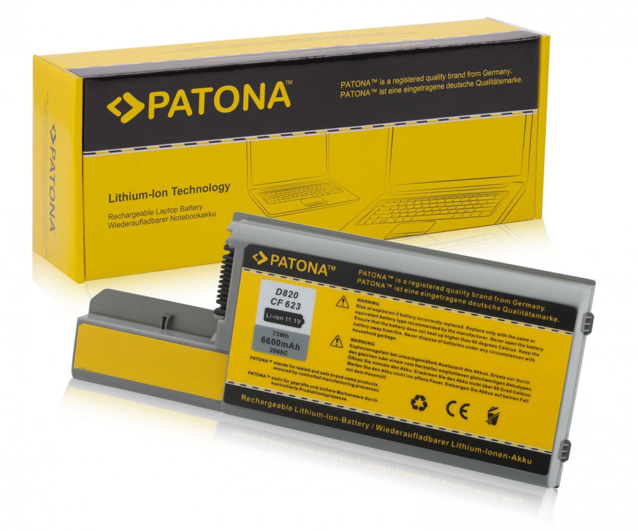 Se Batteri til Dell Latitude D531 D820 D830 M4300 M65 *6600mAh* hos BatteryStore & More