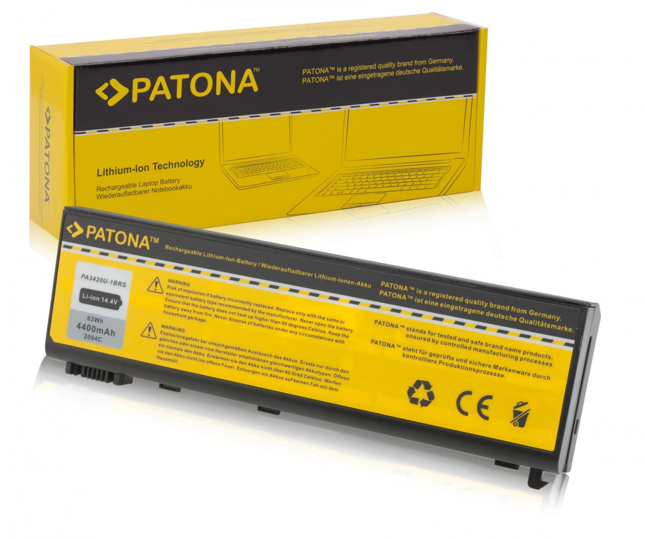 Se Batteri til Toshiba Satellite L10 L20 L30 L100 PA3420U Pro hos BatteryStore & More
