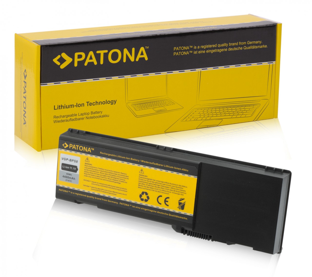 Se Batteri til Dell Inspiron 6400 E1501 Latitude 131L, 4,4Ah hos BatteryStore & More