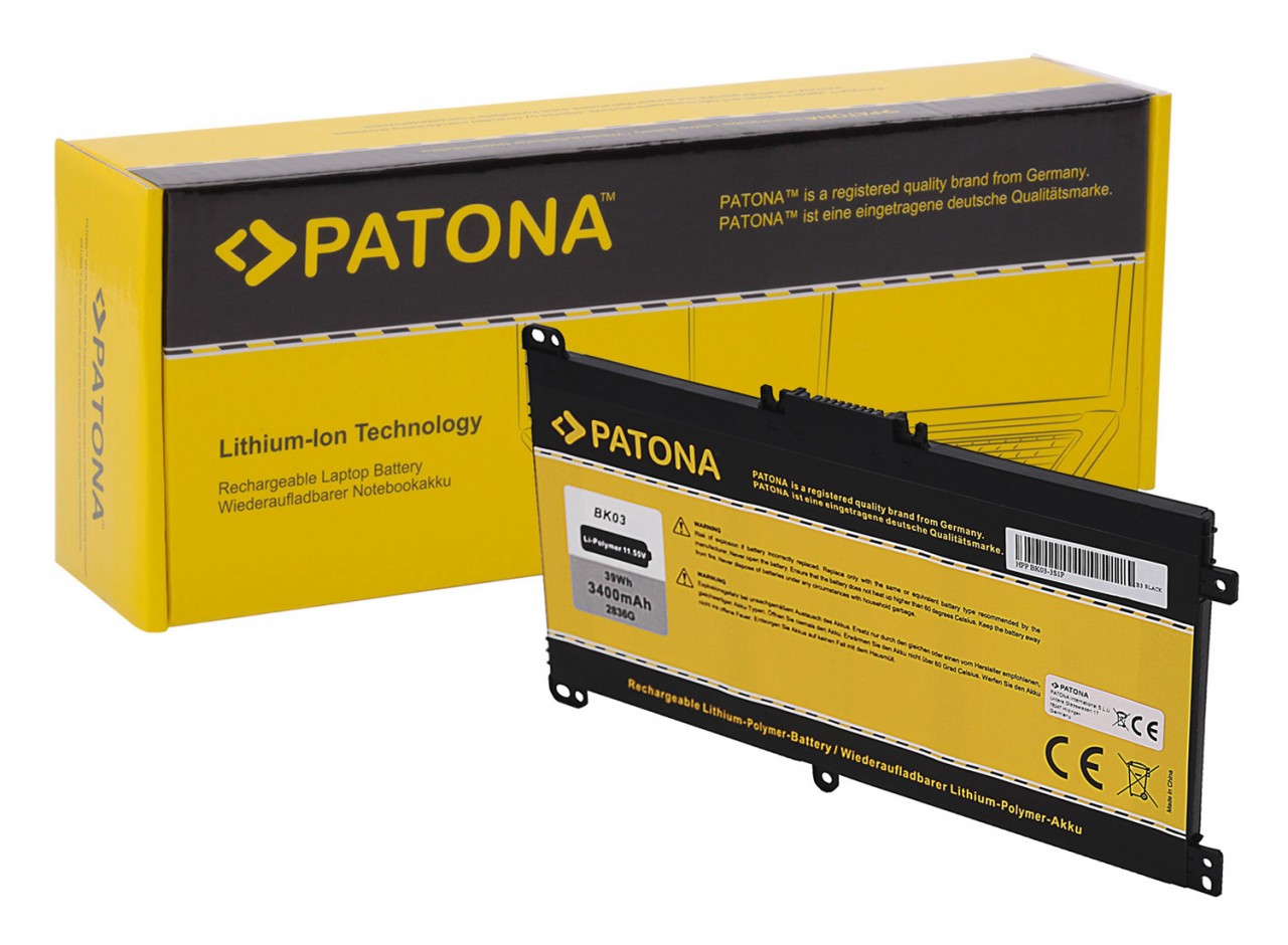 Batteri til HP BK03 Pavilion X360 BK03XL 916811-855 TPN-W125 HSTNN-LB7S HSTNN-UB7G
