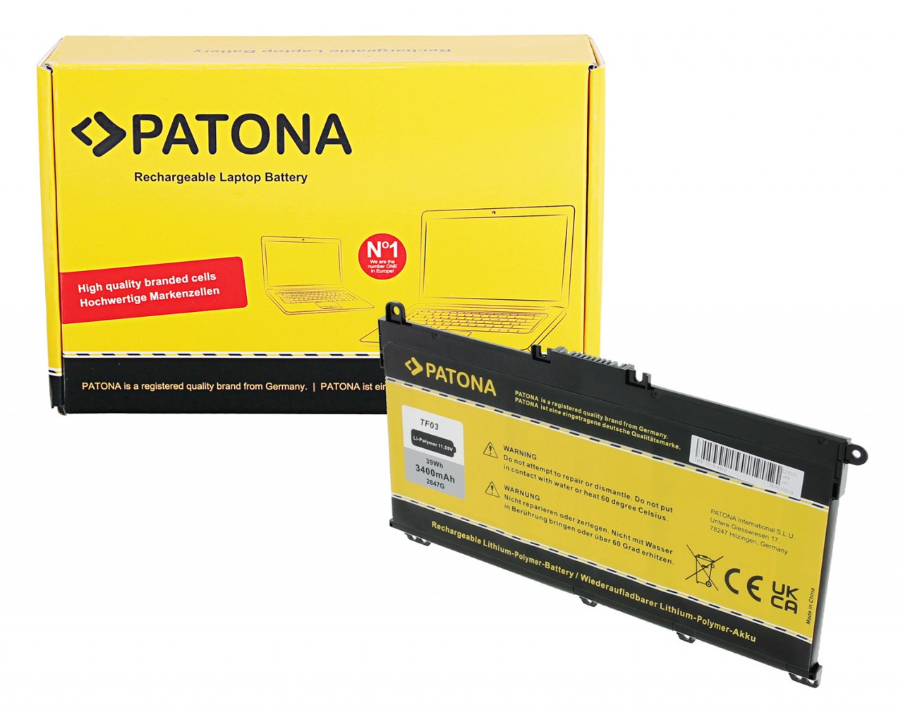 Batteri til HP Pavilion 15-CC, 15-CD, 17-AR Serie, 14-BF 14-BF040WM, 14-BK 14-BK061ST
