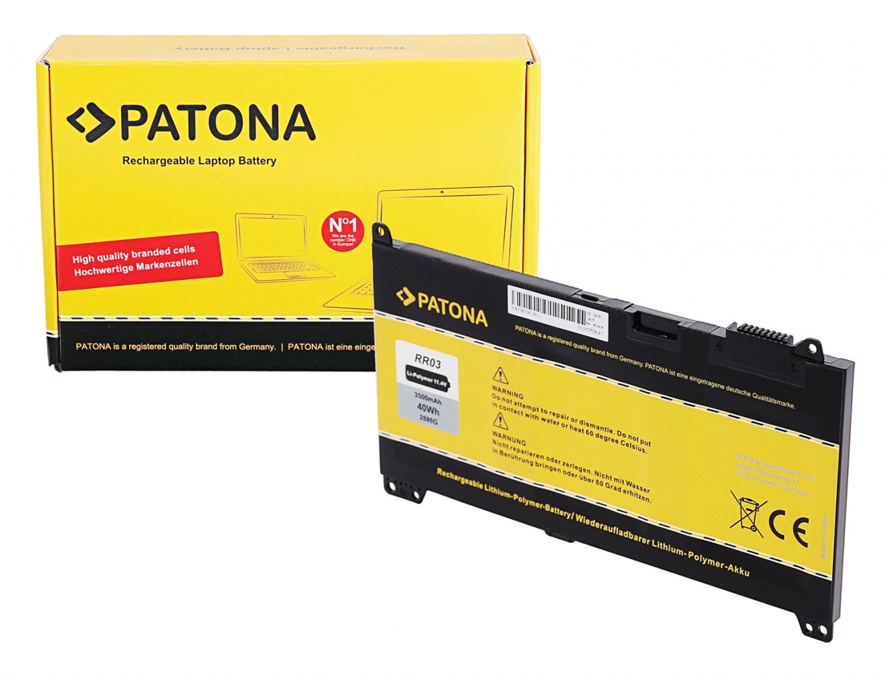 Batteri til HP 430 G4 440 G4 450 G4 455 G4 470 G4 RR03XL HSTNN-LB7I HSTNN-PB6W