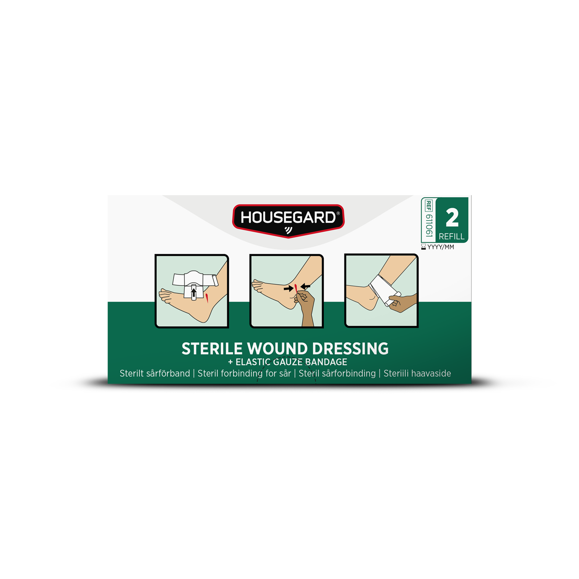 Housegard Sterilt sårforbinding, stort