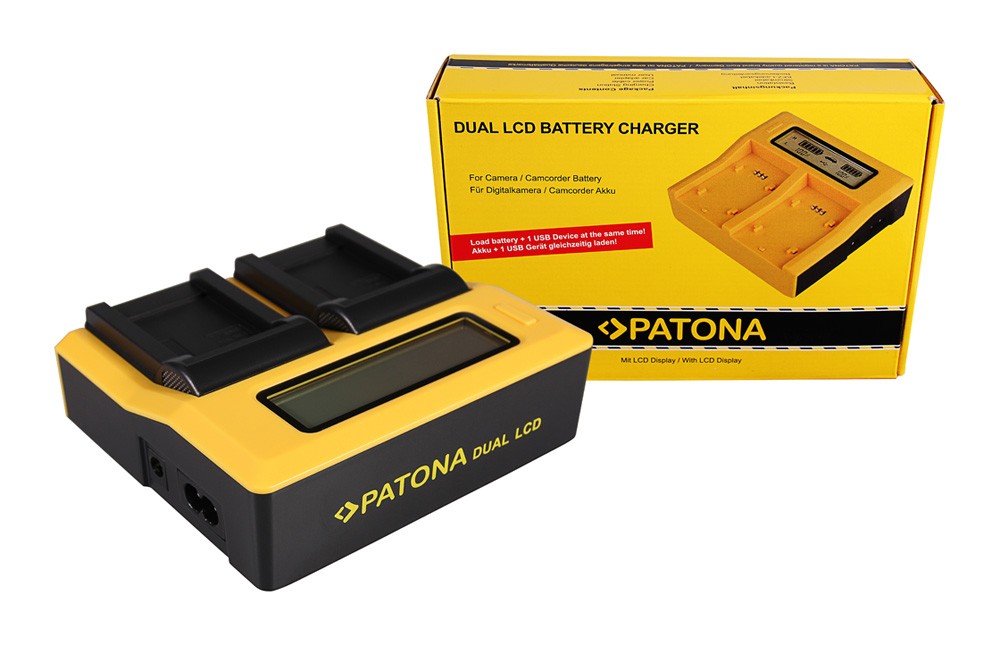 Dual LCD USB oplader til Nikon EN-EL12 Coolpix AW100 AW110 P300 P310 P330 S1000pj