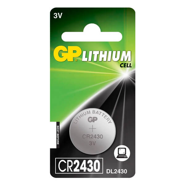 CR 2430 3 Volt Lithium batteri