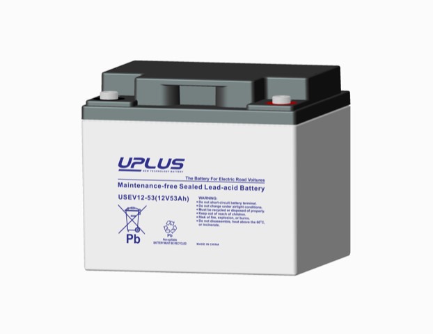 Uplus AGM Deep Cycle 12 volt 50 Ah. batteri