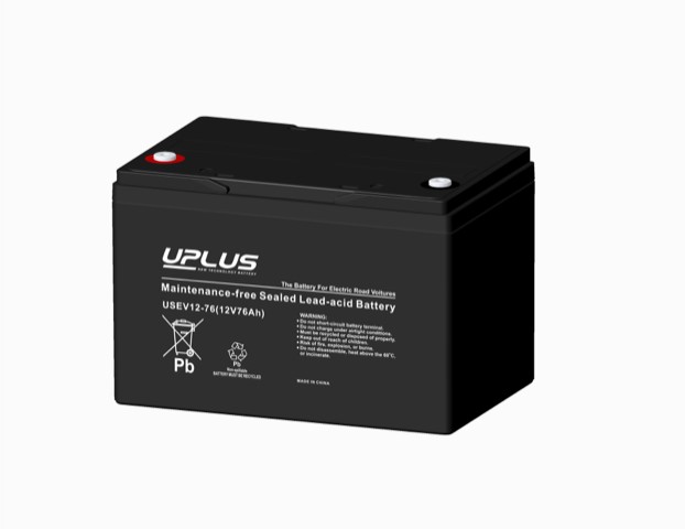 Uplus AGM Deep Cycle 12 volt 75 Ah. batteri