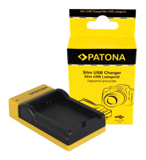 Slim micro-USB oplader til Canon LP-E5, EOS 1000D, 450D, 500D
