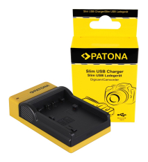 Slim micro-USB oplader til Sony NP-FP50 NP-FH50 NP-FH70 NP-FH100 DCR-DVD92/E DCR-SR100/E DCR-SR7/E DCR-HC96/E