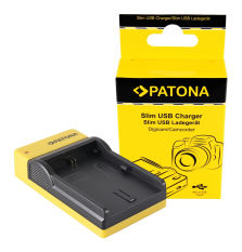 Slim micro-USB oplader til Canon LP-E6 EOS 5D 60D 60Da 6D 7D EOS70D EOS-70D LP-E6 Mark II