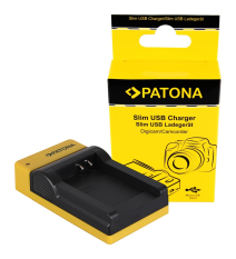 Slim micro-USB oplader til Nikon EN-EL12, Coolpix AW100, AW1100, S6300, S8000, S9500