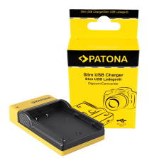 Slim micro-USB oplader til Panasonic BLF19E DMWBLF19 DMW-BLF19