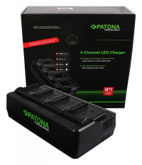 Firdobbelt oplader til Sony BP-U30 BP-U60 BP-U90 BP-U95