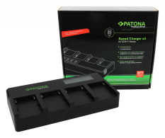 Firdobbelt hurtigoplader til Sony F Series Batterier