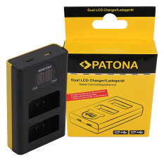 Dual LCD USB oplader til Nikon EN-EL25 Z50 Z fc