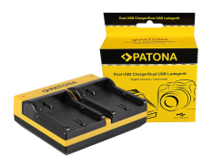 Dual oplader til Canon BP-511 EOS 650 10D 20D 20Da 300D 300D 40D CMV500 D30