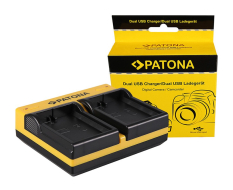 Dual oplader til Nikon EN-EL14 CoolPix D3100 D3200 D5100 D5200 P7000 P7100 P7700