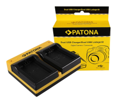 Dual oplader til Canon BP-110 Legria HF 206 HF 28 HF R26