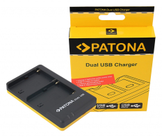 Dual hurtigoplader til Sony NP-FM500H FM500H