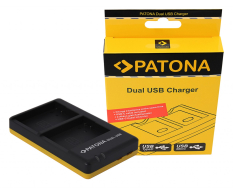 Dual hurtigoplader til Nikon EN-EL14, ENEL14
