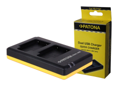 Dual hurtigoplader til Olympus Li40B, Li-40B