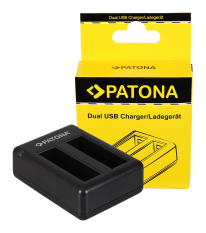 Oplader til GoPro Hero 4 AHDBT-401 USB Dual oplader