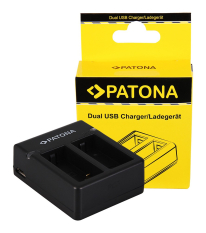Oplader til GoPro Hero 3 AHDBT-301 USB Dual oplader