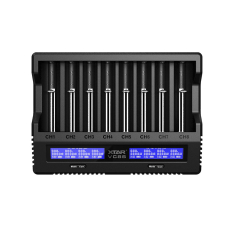 Xtar VC8S USB-C / USB-A Batterilader