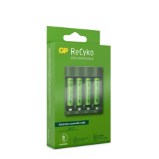 GP ReCyko Everyday-oplader (USB), inkl. 4 stk. AAA 850mAh NiMH-batterier