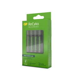 GP ReCyko Speed-oplader (USB), inkl. 4 stk. AA 2600mAh NiMH-batterier