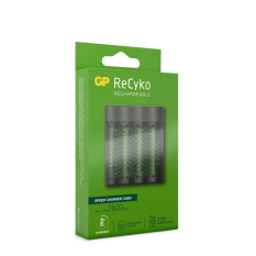 GP ReCyko Speed-oplader (USB), inkl. 4 stk. AA 2600mAh NiMH-batterier