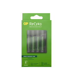 GP ReCyko Speed-oplader (USB), inkl. 4 stk. AA 2600mAh NiMH-batterier