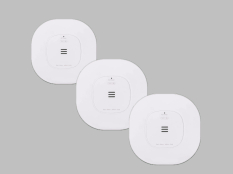 3 stk Housegard Luma 230V Wifi r�galarm inkl 10 �rs batteri