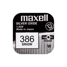 Maxell 386 / SR43W / SR43 / 1 stk slv batteri